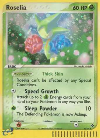 Roselia Pokémon card #9