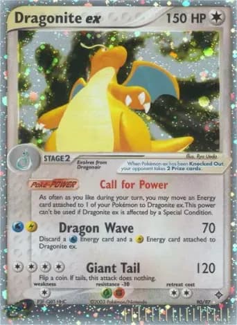 Dragonite ex Pokémon card #90