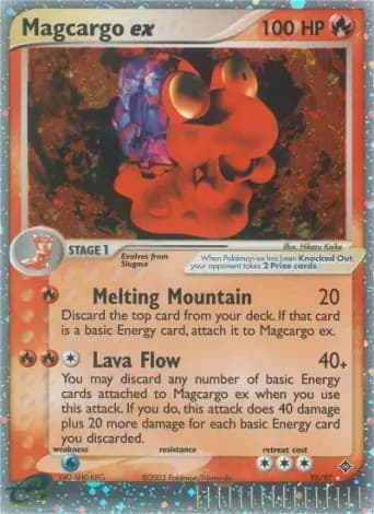 Magcargo ex Pokémon card #95