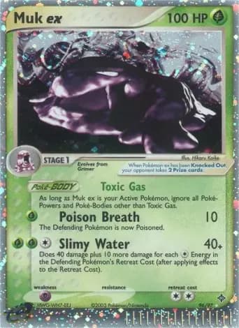 Muk ex Pokémon card #96