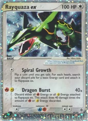 Rayquaza ex Pokémon card #97