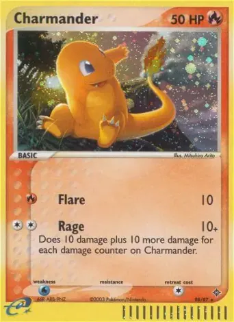 Charmander Pokémon card #98