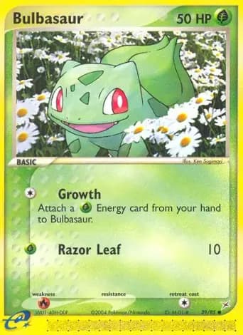 Bulbasaur Pokémon card #39