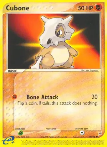 Cubone Pokémon card #40