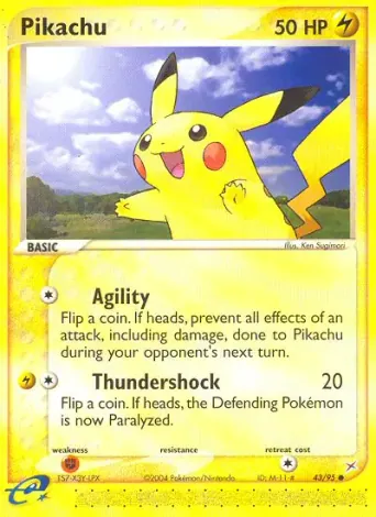 Pikachu Pokémon card #43