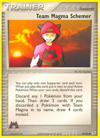 Team Magma Schemer Pokémon card #70