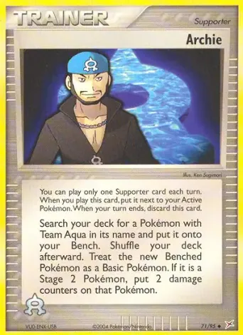 Archie Pokémon card #71