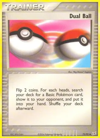 Dual Ball Pokémon card #72