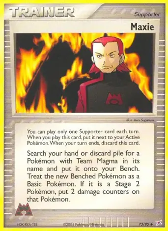 Maxie Pokémon card #73