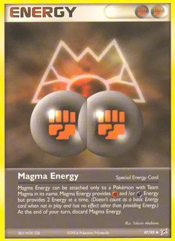 Magma Energy Pokémon card #87