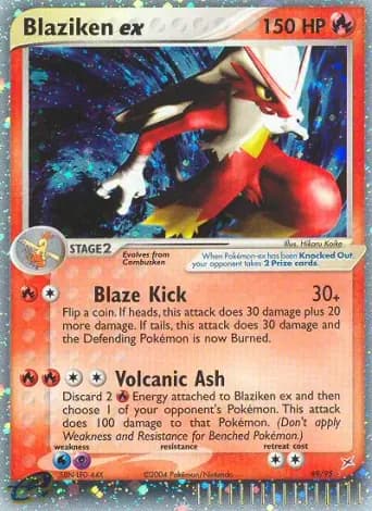 Blaziken ex Pokémon card #89