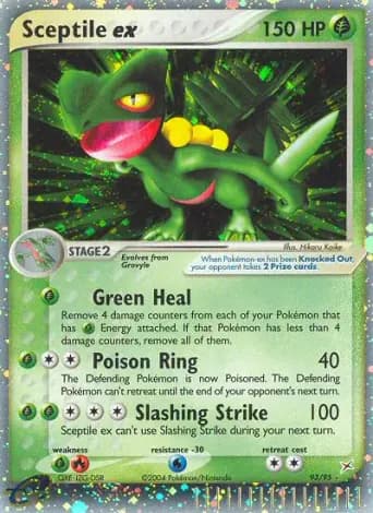 Sceptile ex Pokémon card #93