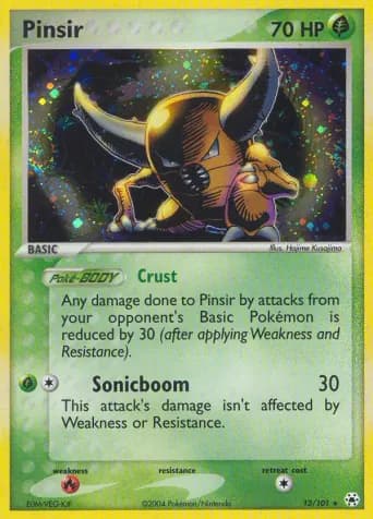Pinsir Pokémon card #13