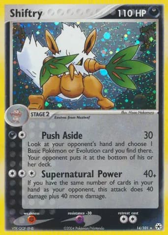 Shiftry Pokémon card #14
