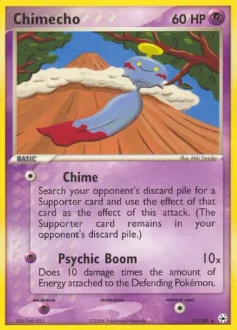Chimecho Pokémon card #17