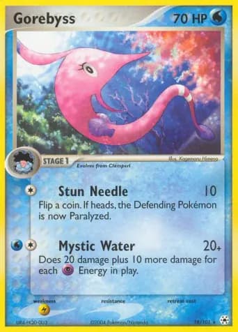 Gorebyss Pokémon card #18