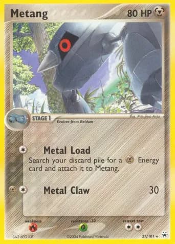 Metang Pokémon card #21
