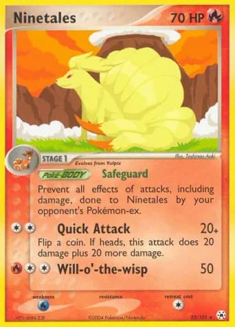 Ninetales Pokémon card #22