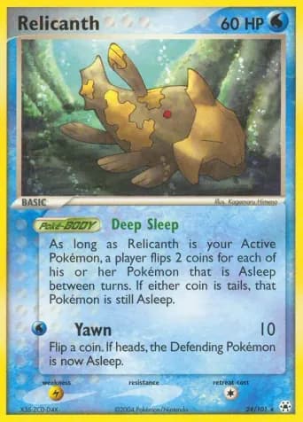 Relicanth Pokémon card #24