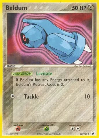 Beldum Pokémon card #28