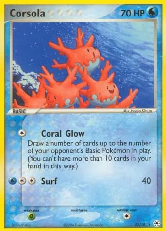 Corsola Pokémon card #32
