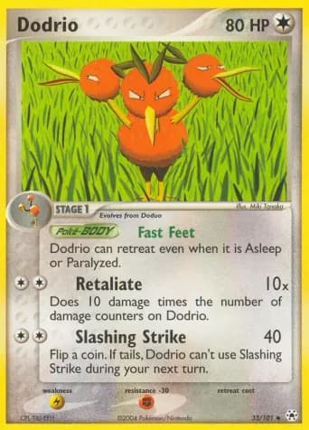 Dodrio Pokémon card #33