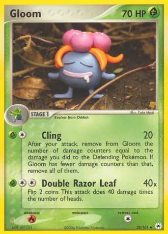 Gloom Pokémon card #35