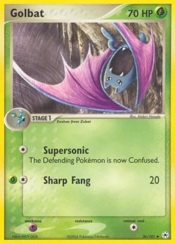 Golbat Pokémon card #36
