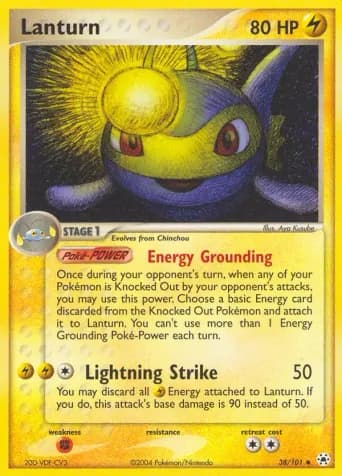 Lanturn Pokémon card #38