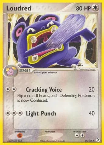 Loudred Pokémon card #39