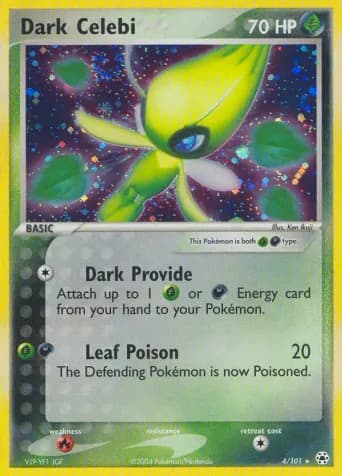 Dark Celebi Pokémon card #4