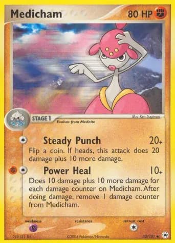 Medicham Pokémon card #42