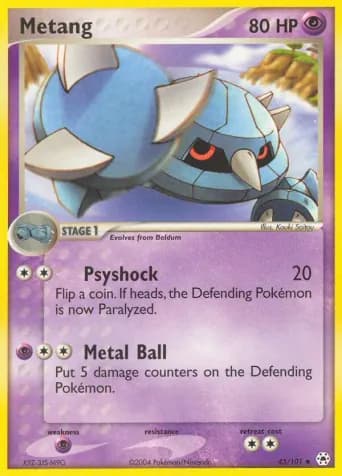Metang Pokémon card #43