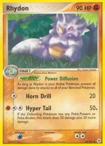 Rhydon Pokémon card #46
