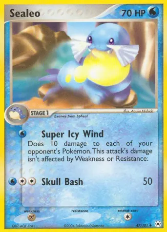 Sealeo Pokémon card #47