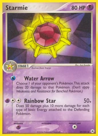 Starmie Pokémon card #49