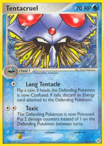 Tentacruel Pokémon card #51