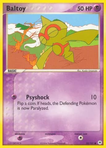 Baltoy Pokémon card #52