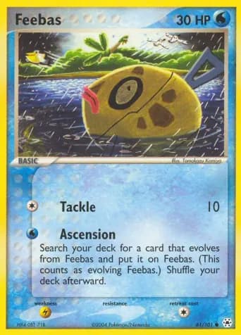 Feebas Pokémon card #61