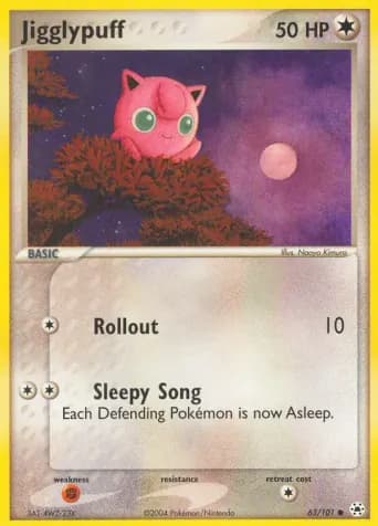 Jigglypuff Pokémon card #63