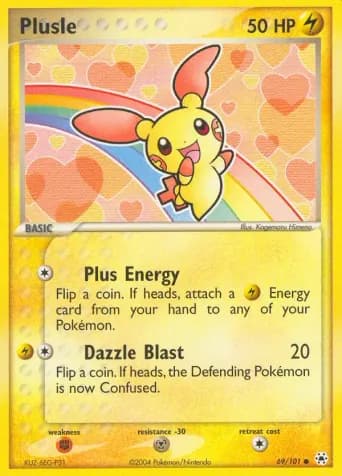 Plusle Pokémon card #69
