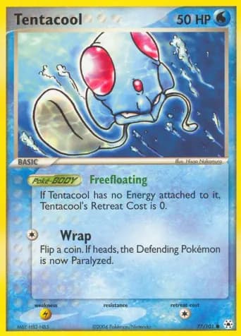 Tentacool Pokémon card #77