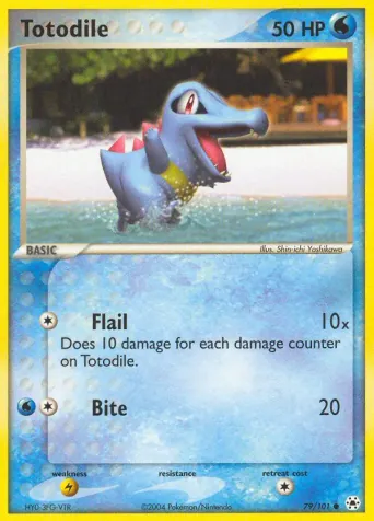 Totodile Pokémon card #79