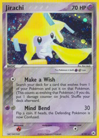 Jirachi Pokémon card #8