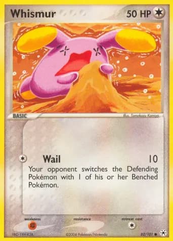 Whismur Pokémon card #82