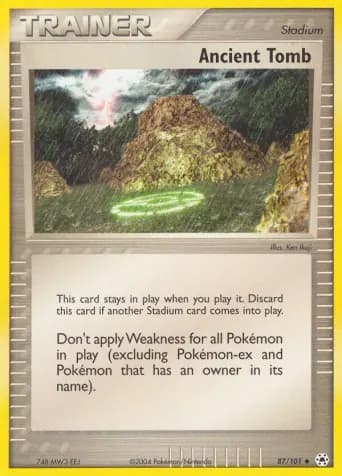 Ancient Tomb Pokémon card #87