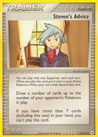 Steven's Advice Pokémon card #92