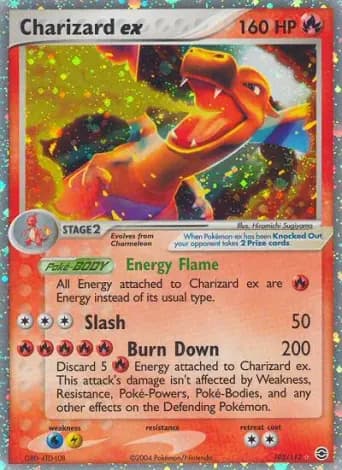 Charizard ex Pokémon card #105