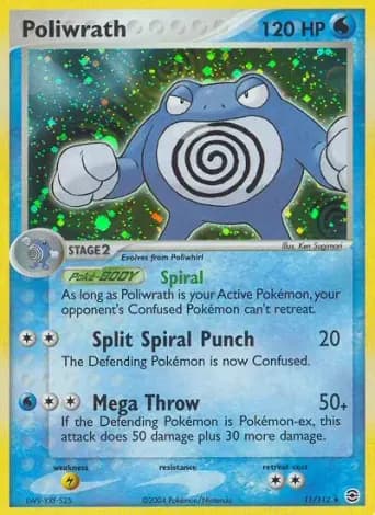 Poliwrath Pokémon card #11
