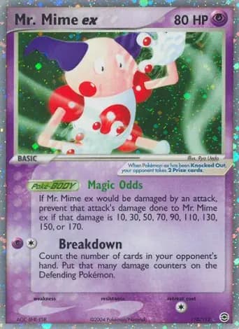 Mr. Mime ex Pokémon card #110